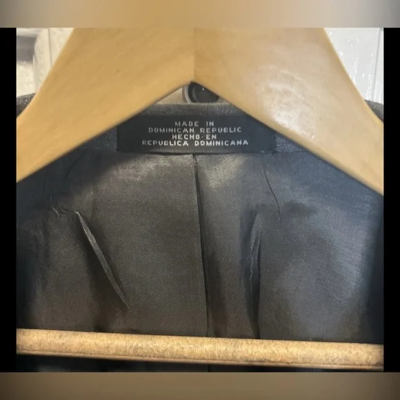 Men’s David Taylor 46R Navy Blazer Sport Coat Jacket Gold Buttons - Picture 4 of 8